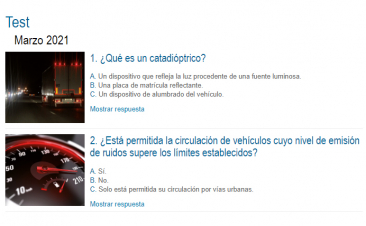 ¿Tienes 5 minutos? Demuestra lo que sabes del test de conducir